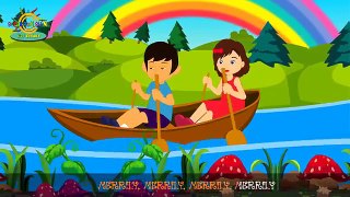 Row Row Row Your Boat | English Nursery Rhyme With Lyrics