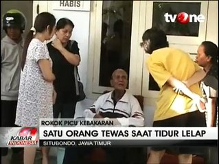 Kebakaran Rumah akibat Puntung Rokok Tewaskan 1 Orang