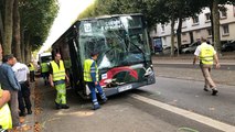 Collision entre deux bus à Lorient