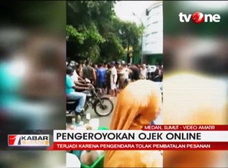 Pengendara Ojek Online Dikeroyok Pelanggannya Sendiri