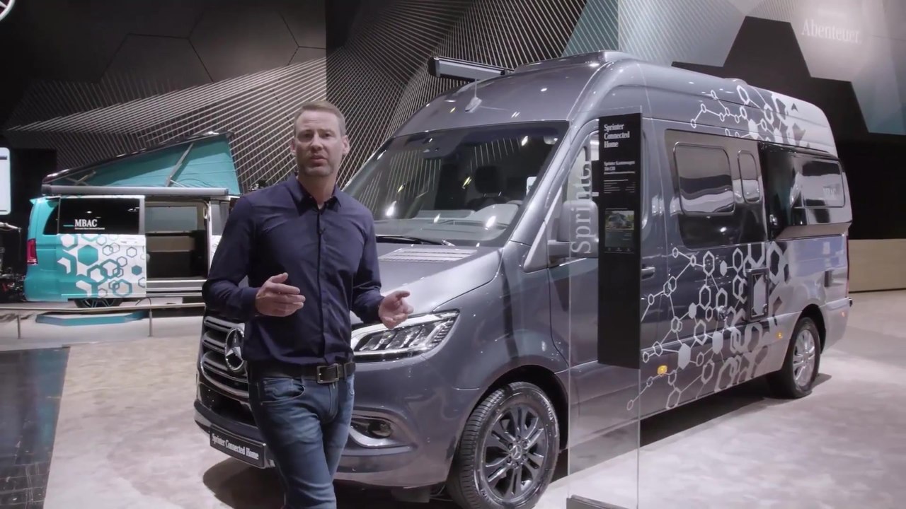 Mercedes-Benz Vans auf dem Caravan Salon 2018 - Präsentation Sprinter Connected Home