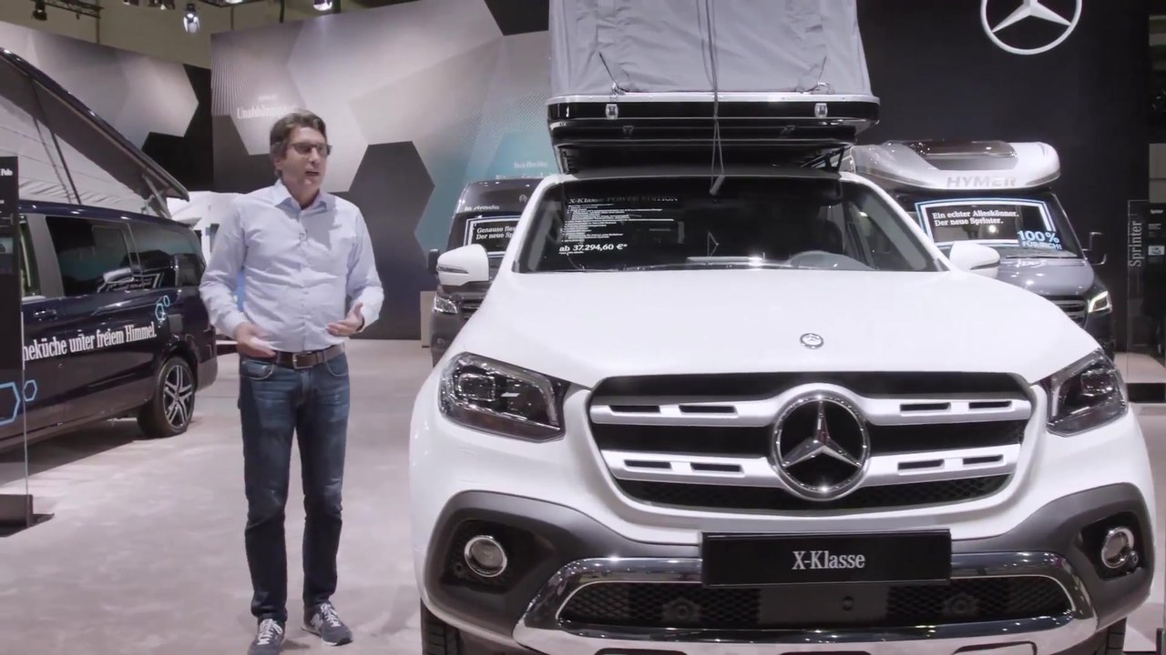Mercedes-Benz Vans auf dem Caravan Salon 2018 - Präsentation X-Klasse