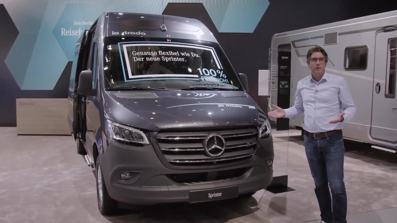 Mercedes-Benz Vans auf dem Caravan Salon 2018 - Präsentation Sprinter / Hymermobil B-MC T