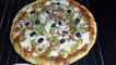 HOW TO MAKE PIZZA - PIZZA RECIPE WITH PIZZA DOUGH, PIZZA SAUCE