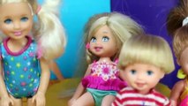 Barbie Gymnastics Competition Part 2 With Elsas Kids & Chelsea Doll Gymnast Set