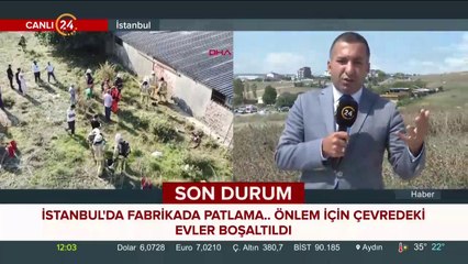 Hadımköy'de fabrika yangını