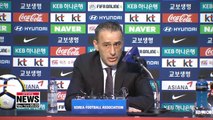 Paulo Bento vows to take S. Korea nat'l football team to next level