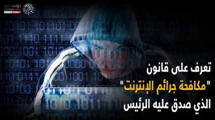 تعرف على قانون "مكافحة جرائم الإنترنت" الذي صدق عليه الرئيس