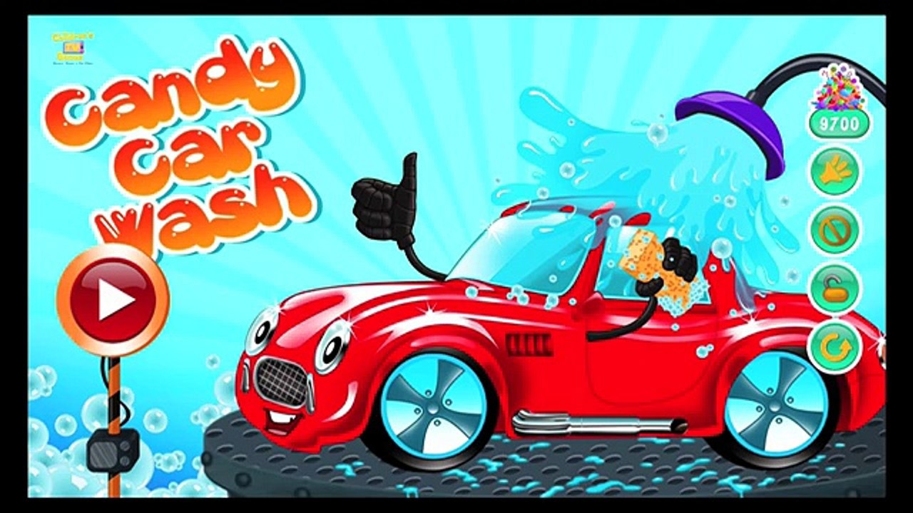 Animated Blue Tror | Candy Car Wash | Kids Games