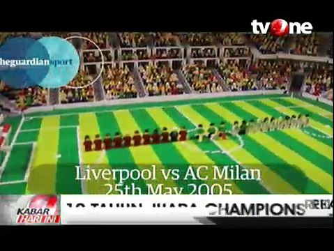Final UCL 2005 Liverpool Vs AC Milan dalam Bentuk Lego