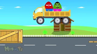 Big Tow Truck Saves Surprise Eggs Video For Children Kids Cartoon