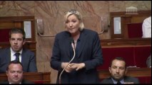 Interventions de Marine Le Pen à l'Assemblée nationale contre la loi 