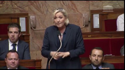 Interventions de Marine Le Pen à l'Assemblée nationale contre la loi "Fake News"