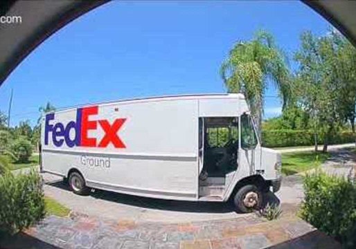 Florida Man Shares Footage of FedEx Worker Carelessly Throwing Boxes Into Driveway
