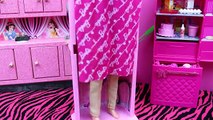 Barbie Glam Refrigerator Makeover & Dress Up