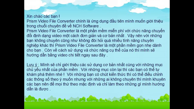 Bài 2 - Prism Video File Converter