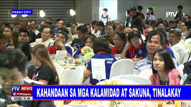 Kahandaan sa mga kalamidad at sakuna, tinalakay