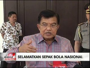 Wapres Bantah Perbedaan dengan Presiden Terkait PSSI