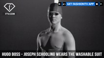 Hugo Boss - Joseph Schooling wears The Washable Suit | FashionTV | FTV