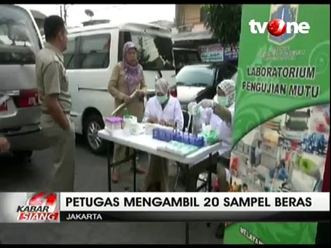 Antisipasi Beras Plastik,Pemkot Jakpus Gelar Sidak
