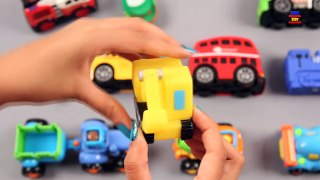 Learn White Color For Kids Children Babies Toddlers With Bus Car Train Police Car Truck Van Bike