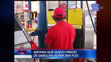 Aspiran que nuevo precio de gasolina súper sea fijo