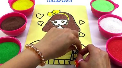 SKIP TO MY LOU!Nhạc TN NƯỚC NGOÀI!Đồ chơi trẻ em TÔ MÀU TRANH CÁT HÌNH CÔNG CHÚA Color San