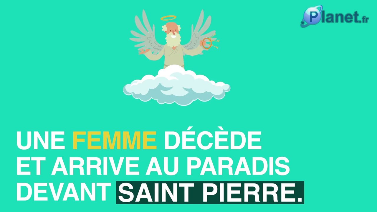 La blague du jour : La femme infidèle au paradis