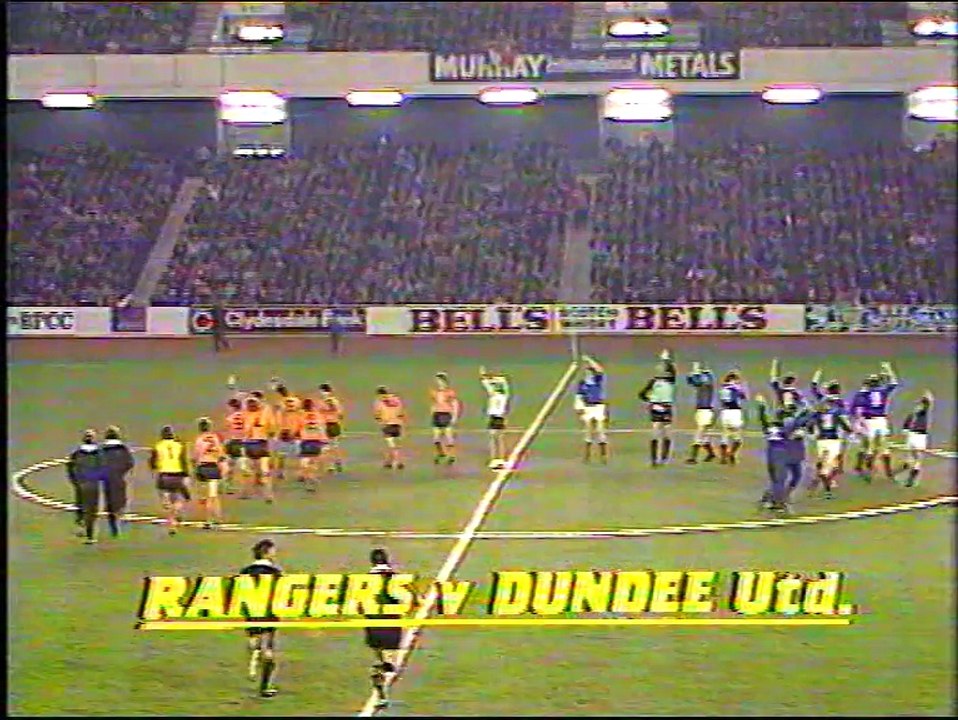 22/02/1984 - Rangers v Dundee United - Scottish League Cup Semi-Final 2nd Leg - Extened Highlights