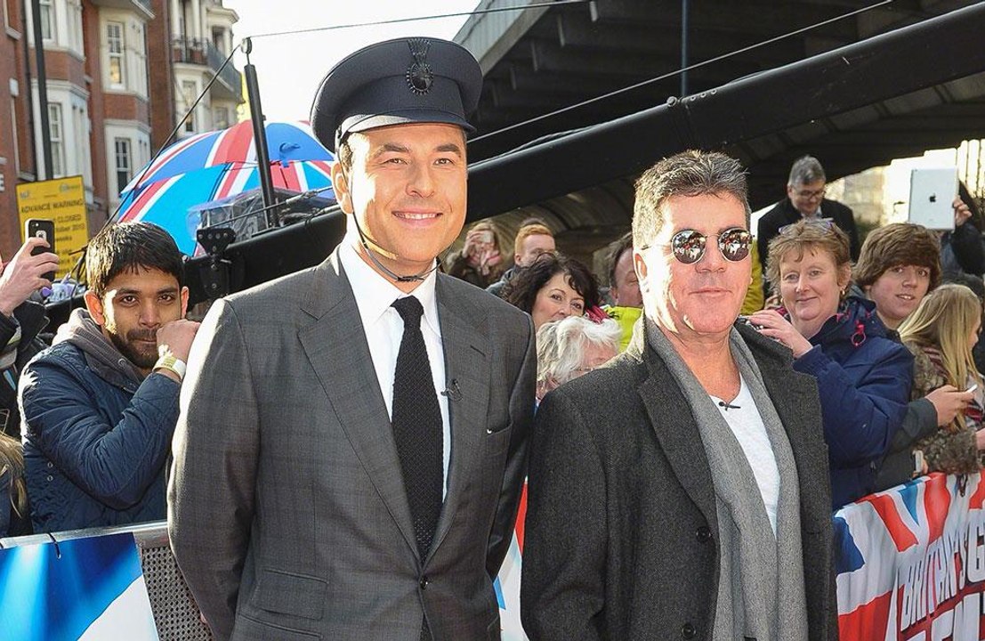 David Walliams helping out on X Factor