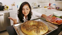 OMG! This Giant Bagel Weighs 8 Pounds