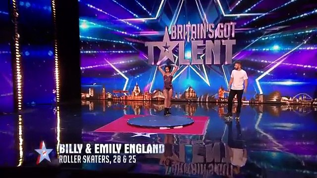 Roller skaters Billy and Emily are wheelie good! | Audition Week 1 | Britains Got Talent