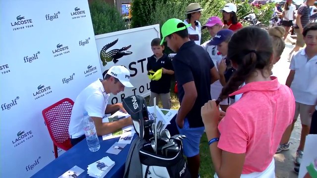 Lacoste Junior Tour 2018 - Julien Quesne en visite au CFJ