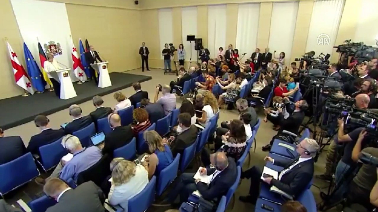 Almanya Başbakanı Angela Merkel Gürcistan'da (2) - TİFLİS