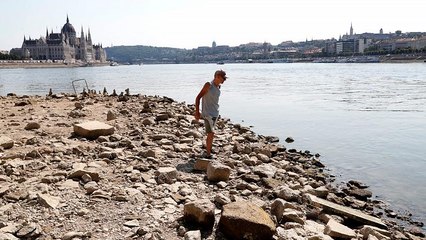 Nível de água do Danúbio está tão baixo que afeta a economia em Budapeste