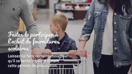 Aidez votre enfant à vaincre le stress de la rentrée scolaire
