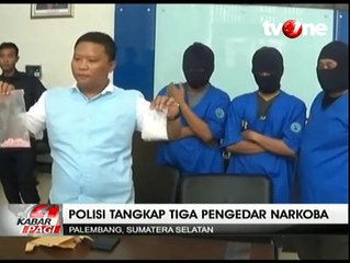BNN Sumsel Tangkap 3 Penyelundup Narkoba