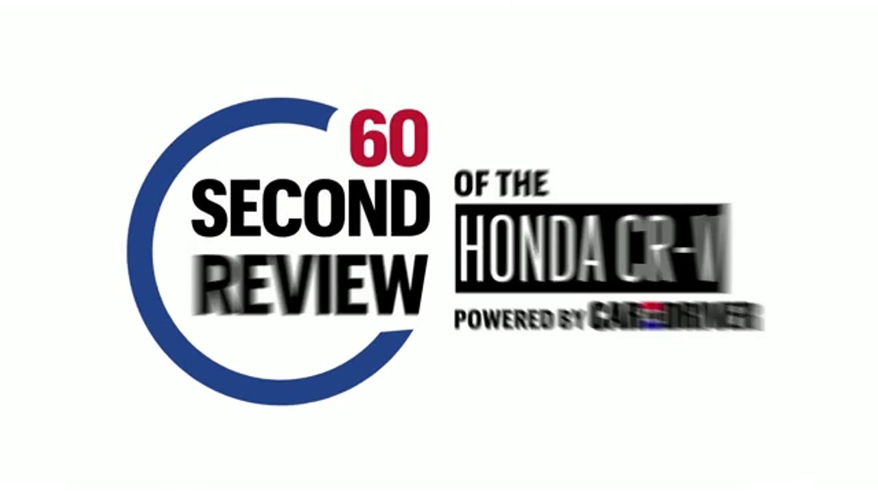2015 Honda CR-V Review in 60 Seconds – Car and Driver