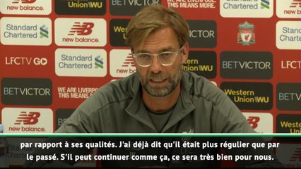 Liverpool - Klopp : "Mané est plus régulier que par le passé"