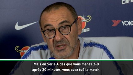 3e j. - Sarri : "La Premier League est une guerre"