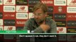 'Don't squeeze it out of them' - Klopp happy not to answer anymore questions