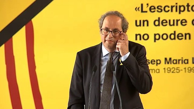 Torra sigue desafiando a Sánchez: “No iremos a defendernos, vamos a acusar al Estado”