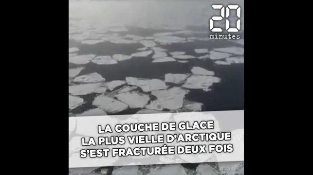 La couche de glace la plus vieille d'Arctique s'est fracturée deux fois