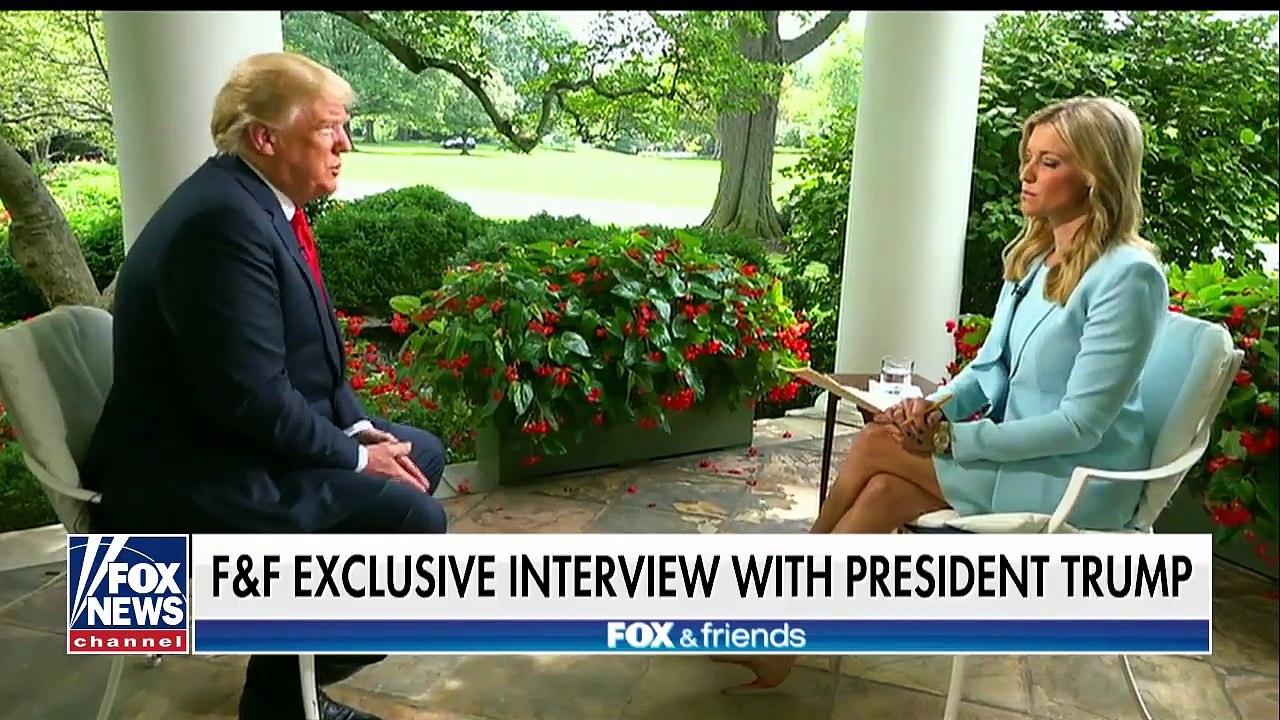 Ainsley Earhardt interviews President Donald Trump