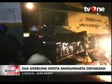 2 Gerbong KA Bangunkarta Dievakuasi ke Stasiun Kejaksaan Cirebon