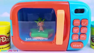 Pokemon Go! Bath Squirters Magic Microwave PlayDoh Learn Colors & Sizes! Toy Surprises Pre