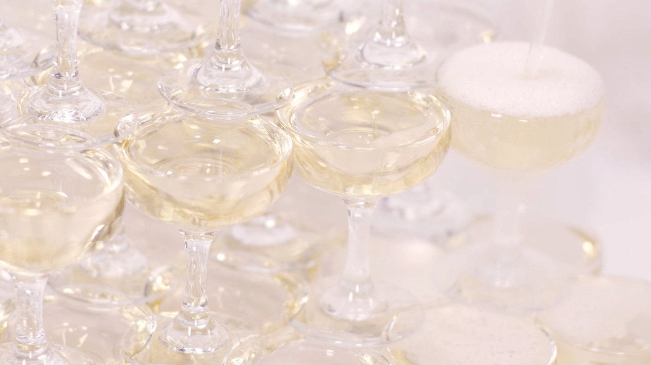 This Mesmerizing Champagne Tower Is The Elegant Attraction Your Soiree Is Missing