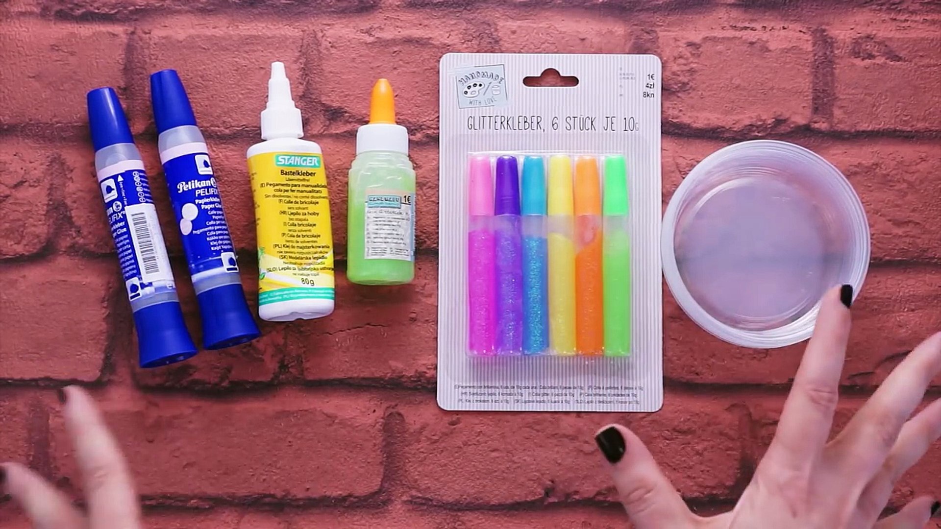 Kleber Test für Slime / Schleim selber machen