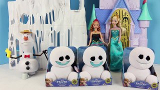 NEW Snowgies FROZEN FEVER Chatterback Snowmen Elsa Anna Olaf Toy Review