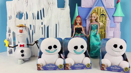 NEW Snowgies FROZEN FEVER Chatterback Snowmen Elsa Anna Olaf Toy Review